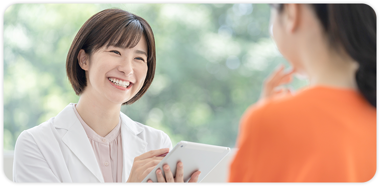 日本皮膚科学会認定専門医が丁寧に診療を行っております